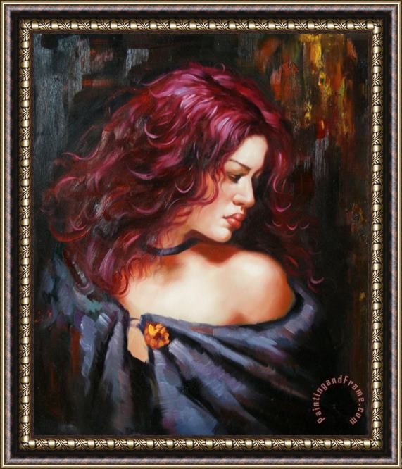 Andrew Atroshenko Midnight Beauty Framed Painting