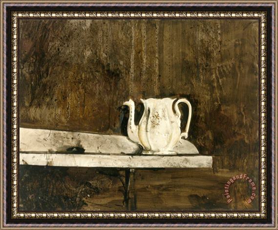 andrew wyeth Christina's Teapot 1968 Framed Print