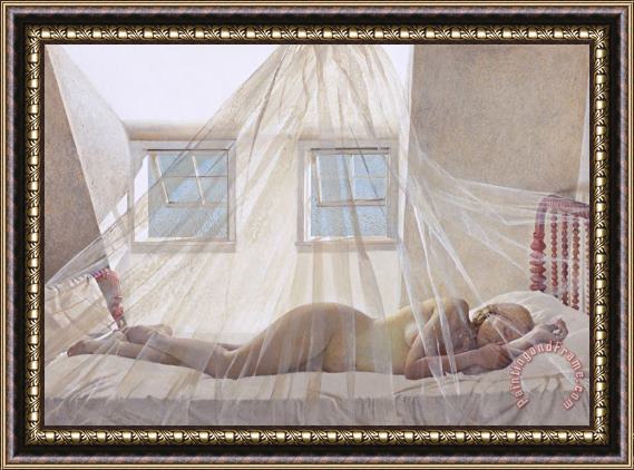 andrew wyeth Day Dream 1980 Framed Print