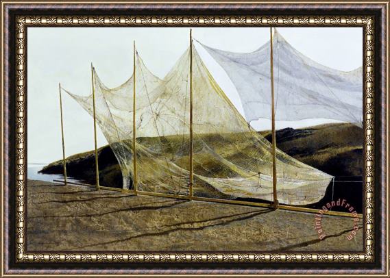 andrew wyeth Pentecost, 1989 Framed Painting
