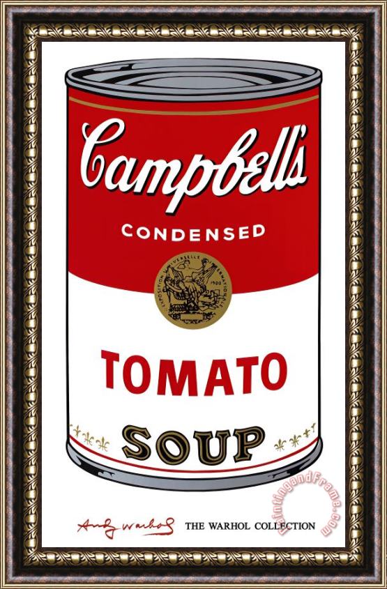 Andy Warhol Campbell S Soup I Tomato C 1968 Framed Print