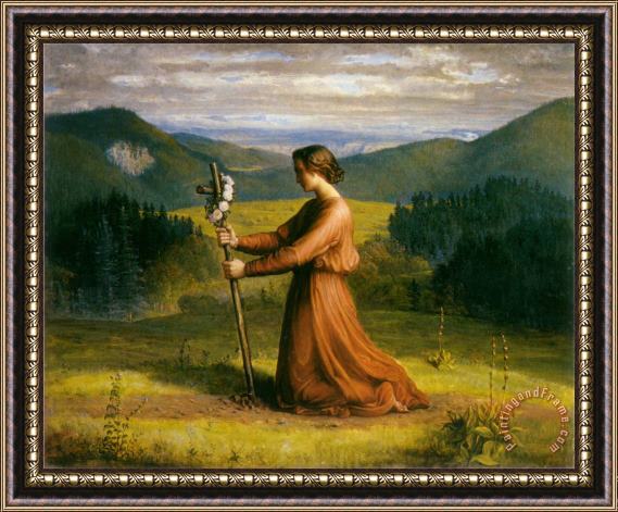 Anne Francois Louis Janmot The Poem of The Soul Reality Framed Painting