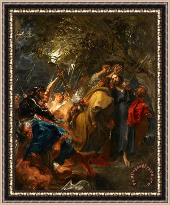 Anthonie Van Dyck The Betrayal of Christ Framed Painting