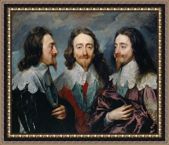Anthony van Dyck Charles I Framed Painting