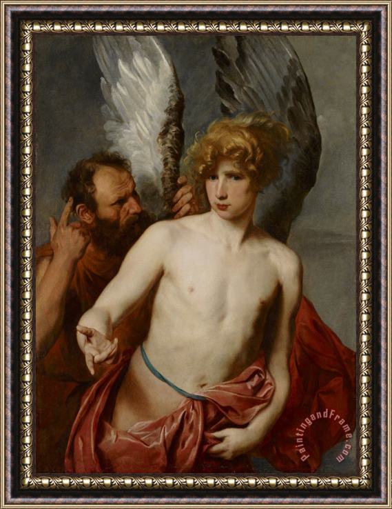 Anthony van Dyck Daedalus And Icarus Framed Painting