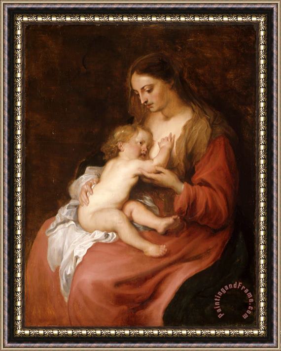 Anthony van Dyck Virgin And Child Framed Print