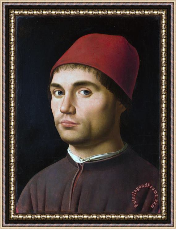 Antonello da Messina Portrait of a Man Framed Print