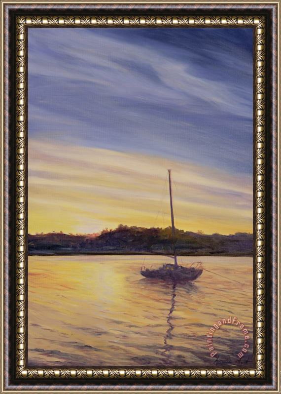 Antonia Myatt Boat at Rest Framed Painting
