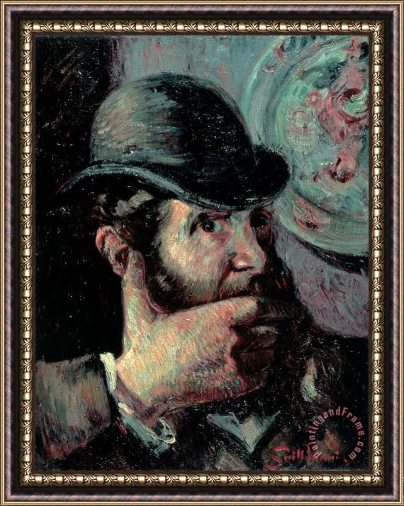 Armand Guillaumin Self Portrait Framed Painting