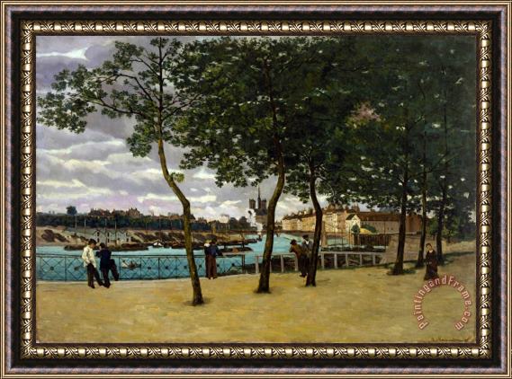 Armand Guillaumin View of The Seine, Paris Framed Print