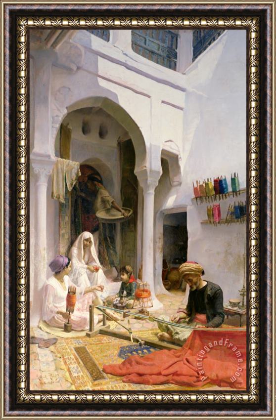 Armand Point An Arab Weaver Framed Painting
