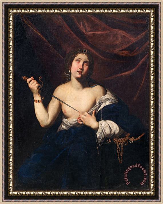 Artemisia Gentileschi Lucretia Framed Painting