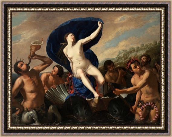 Artemisia Gentileschi The Triumph of Galatea Framed Painting