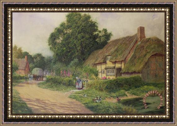 Arthur Claude Strachan The Coming of the Haycart Framed Painting