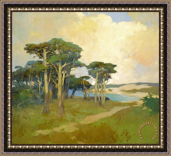 Arthur Frank Mathews Monterey Cypress, California Framed Print