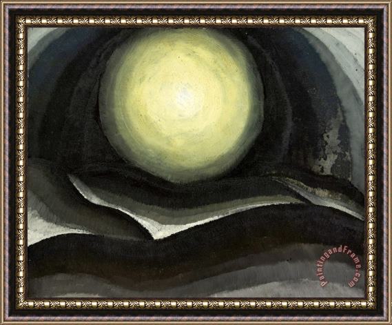 Arthur Garfield Dove Moon Framed Painting