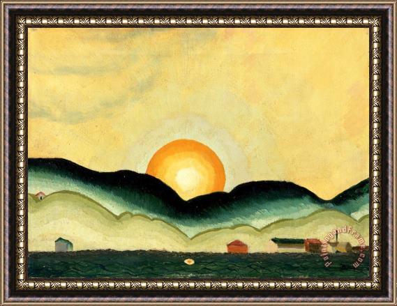 Arthur Garfield Dove Sunrise, Northport Harbor Framed Print