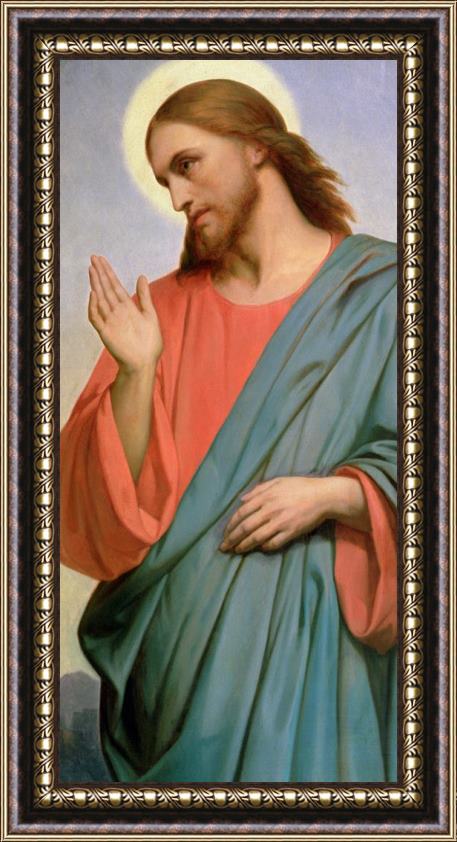 Ary Scheffer Christ Weeping over Jerusalem Framed Painting