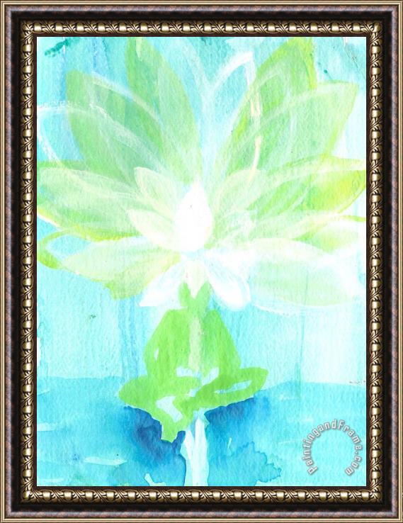 Ashleigh Dyan Moore Lotus Petals Awakening Spirit Framed Print