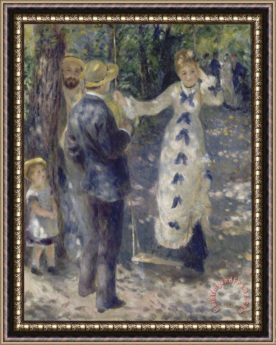 Auguste Renoir The Swing Framed Painting