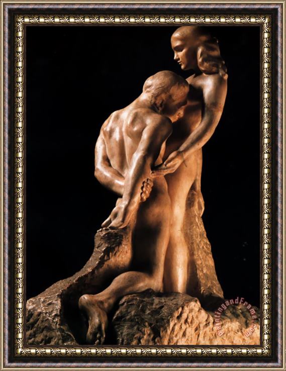 Auguste Rodin Eternal Idol Framed Painting