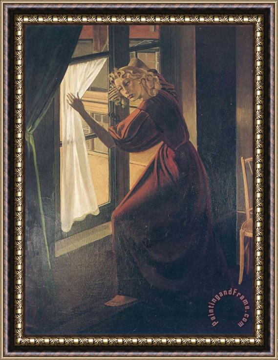 Balthasar Klossowski De Rola Balthus Lady Abdy 1935 Framed Painting