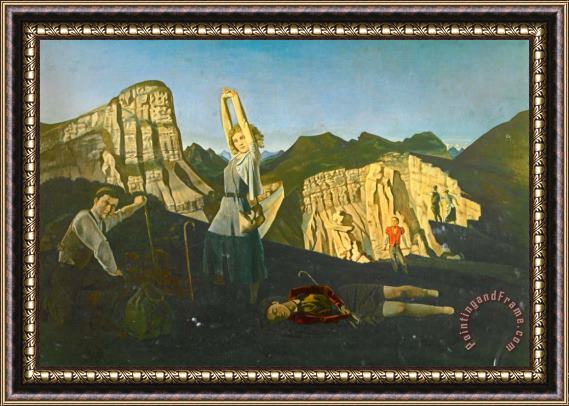 Balthasar Klossowski De Rola Balthus The Mountain 1937 Framed Painting