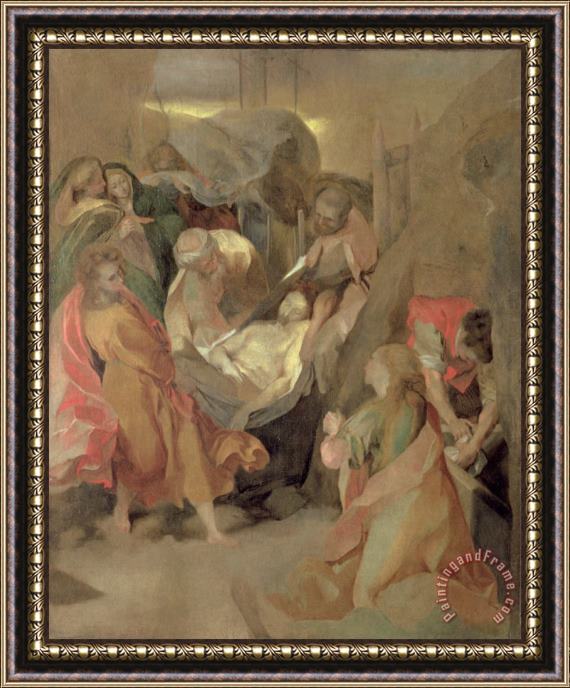 Barocci The Entombment Of Christ Framed Print