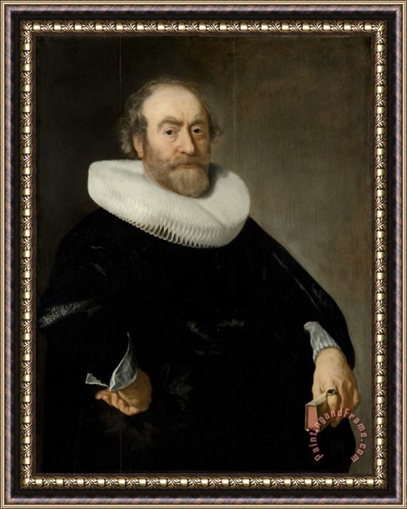Bartholomeus Van Der Helst Portrait of Andries Bicker Framed Painting
