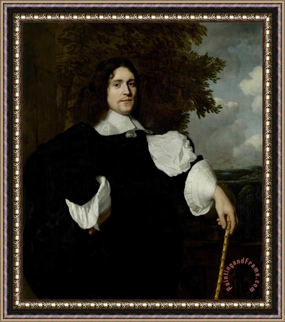 Bartholomeus Van Der Helst Portrait of Jacobus Trip, Weapons Dealer in Amsterdam And Dordrecht Framed Print