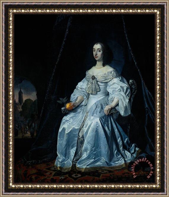 Bartholomeus Van Der Helst Princess Henrietta Mary Stuart Framed Print