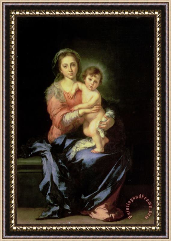 Bartolome Esteban Murillo Madonna And Child Framed Print