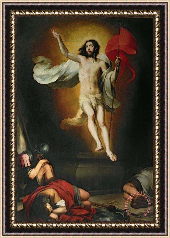 Bartolome Esteban Murillo The Resurrection of Christ Framed Painting