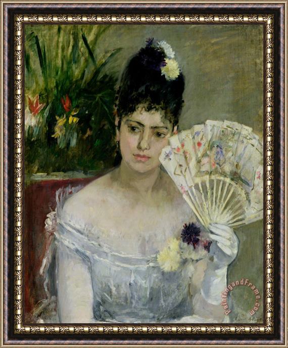 Berthe Morisot At The Ball Framed Painting