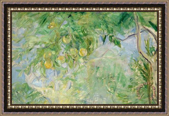 Berthe Morisot Orange Tree Branches Framed Painting