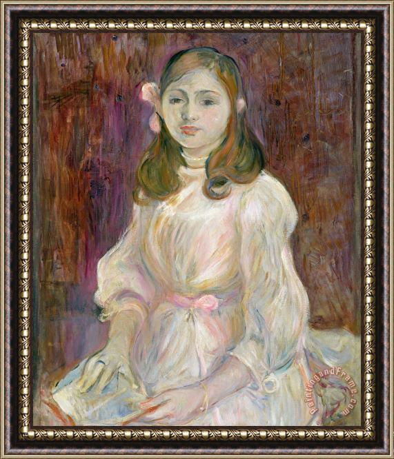 Berthe Morisot Portrait of Julie Manet Framed Print