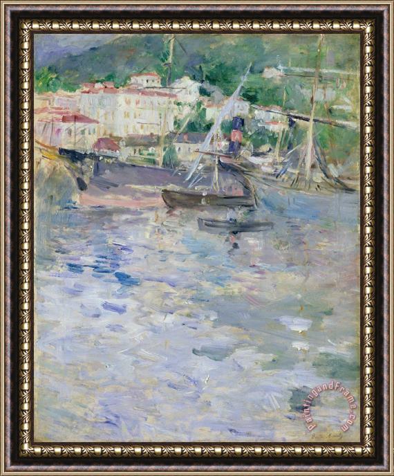 Berthe Morisot The Port at Nice Framed Print