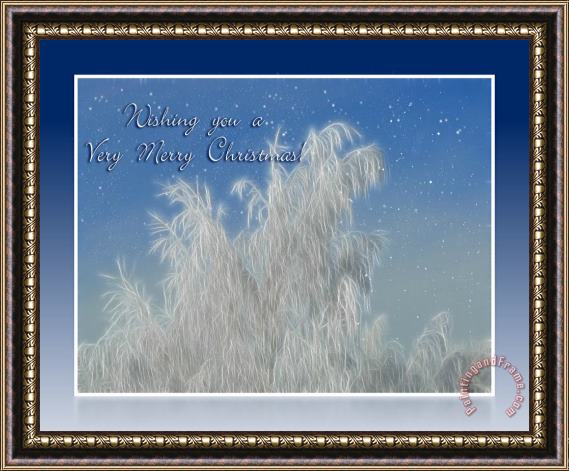 Blair Wainman Wishing you a Very Merry Christmas Framed Print