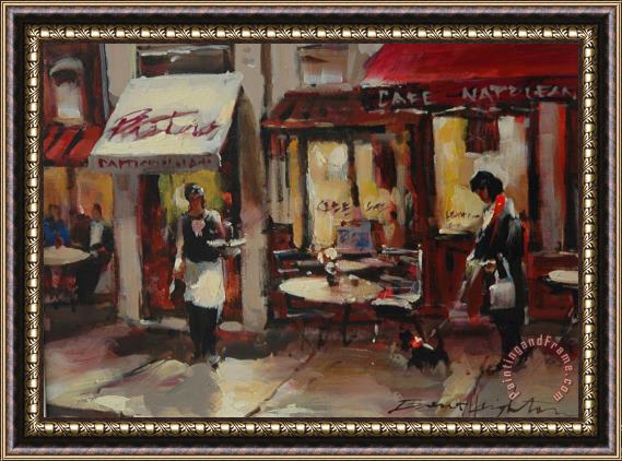 brent heighton Sidewalk Bistro Framed Print