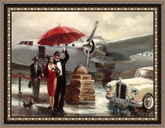 brent heighton Transcontinental Flight Framed Print
