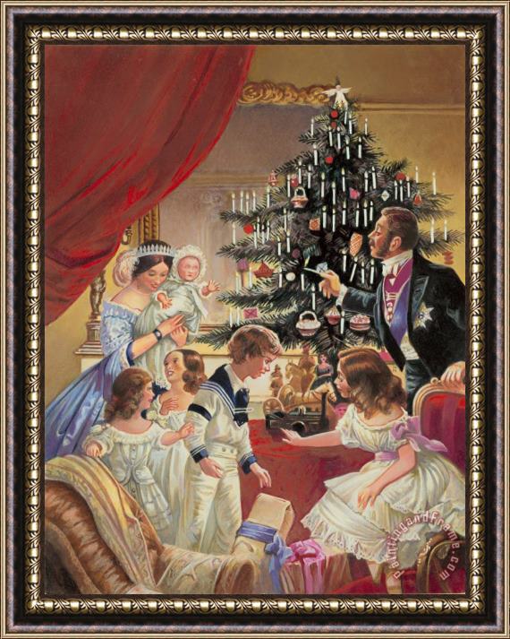 C L Doughty The Story Of The Christmas Tree Framed Print