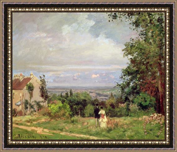 Camille Pissarro Louveciennes Framed Painting