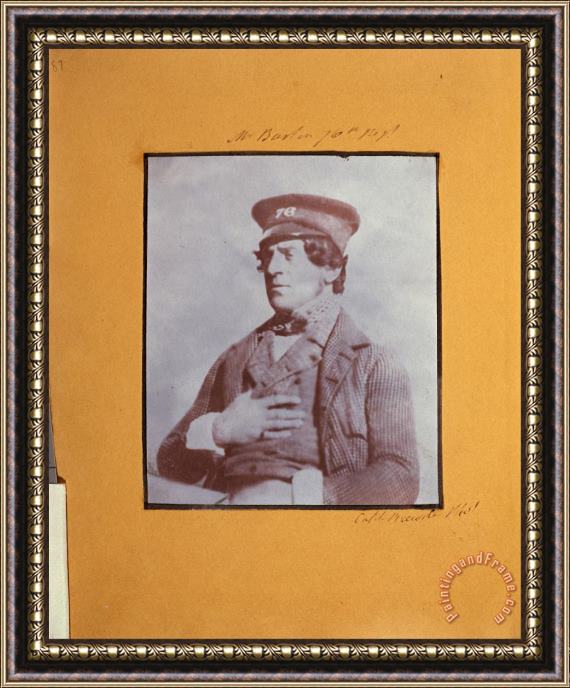 Capt. Henry Craigie Brewster Mr. Barton. Framed Painting