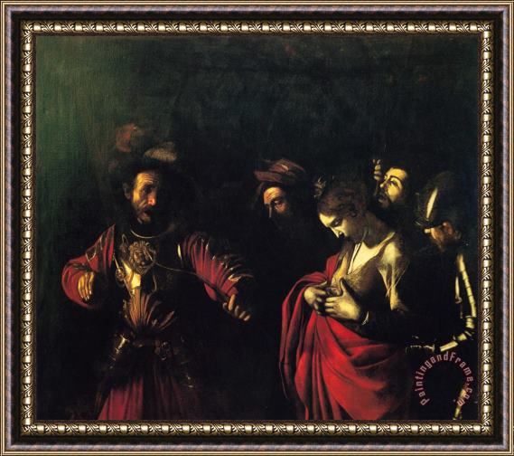 Caravaggio The Martyrdom of Saint Ursula Framed Painting