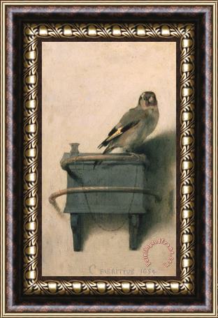 Carel Fabritius The Goldfinch Framed Print
