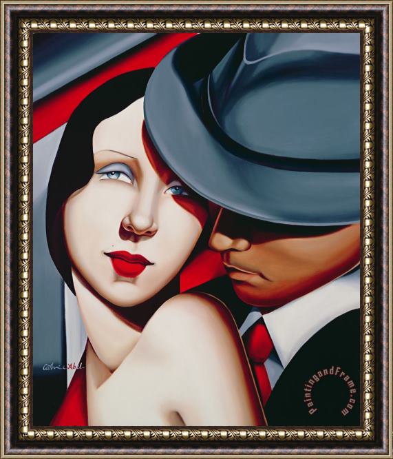 Catherine Abel Adam and Eve Framed Painting
