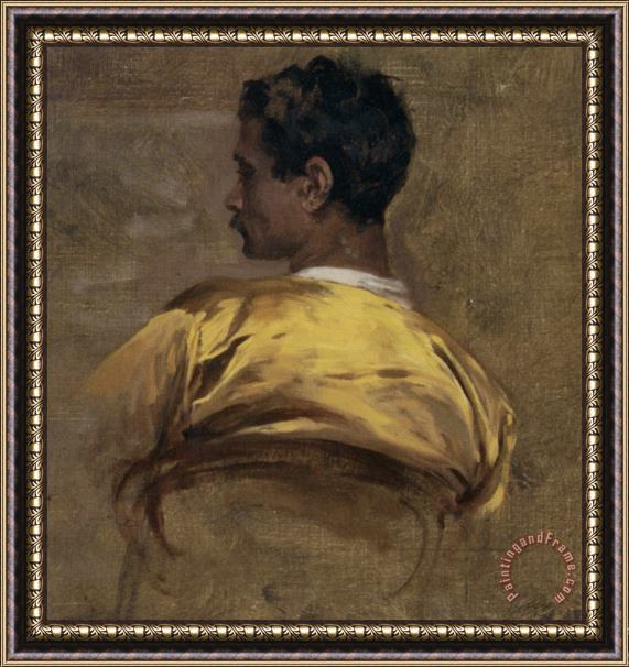 Charles Bargue Study of an Arab Framed Painting