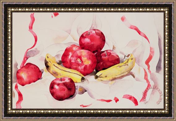 Charles Demuth Still Life with Apples and Bananas Framed Painting