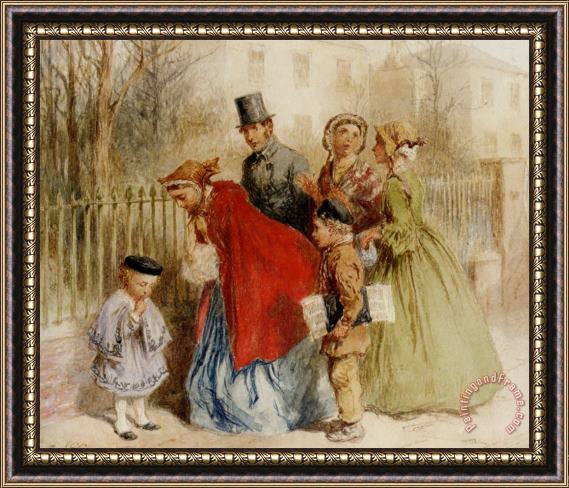 Charles Green The Lost Child Framed Print