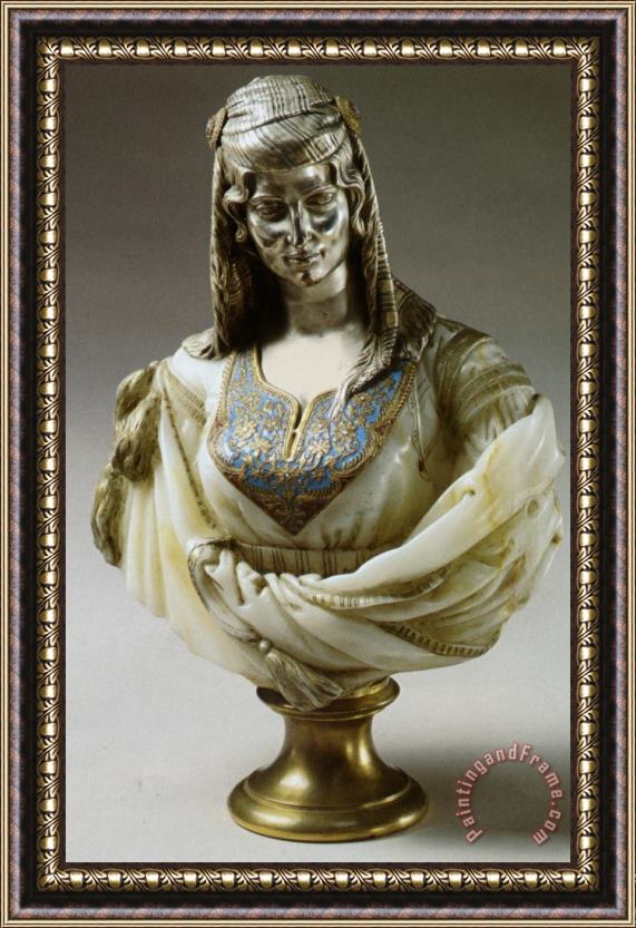 Charles Henri Joseph Cordier Buste De Juive Dalger Framed Print
